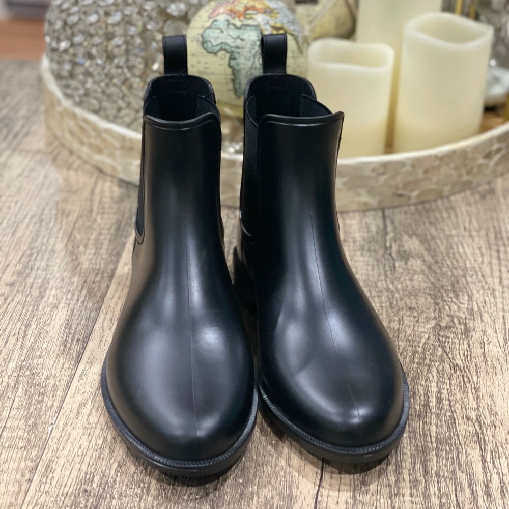 🆕 Women's Ankle Waterproof Chelsea Rain Boots - Picture 10 of 11